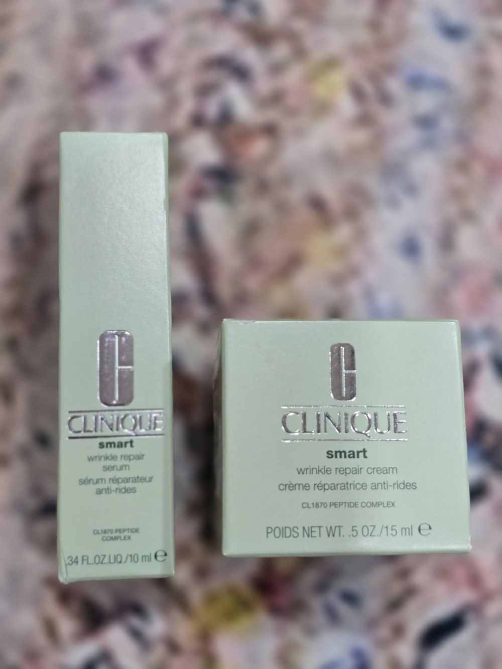 Clinique Smart Wrinkle Repair Cream 15ml & Serum 10ml